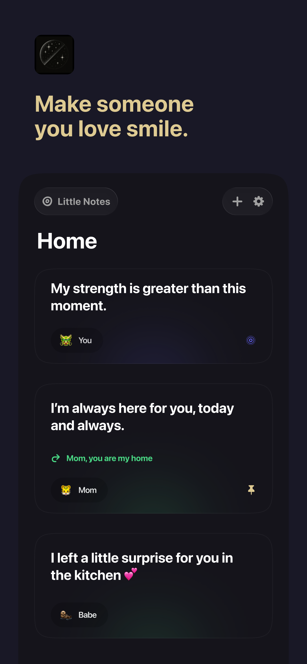 Frido Little Notes app screenshot
